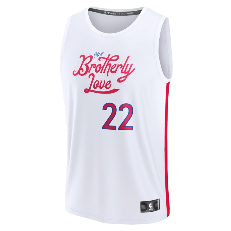 Matisse Thybulle Philadelphia 76ers Fastbreak Jersey - City Edition - White - Image 2