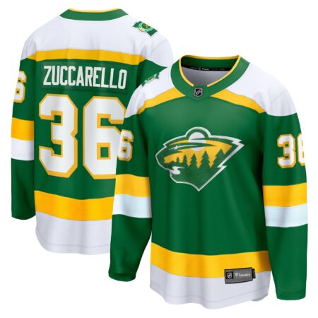 Mats Zuccarello Minnesota Wild Alternate Premier Breakaway Player Jersey - Green