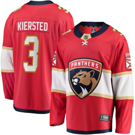 Matt Kiersted Florida Panthers Home Team Breakaway Player Jersey - Red
