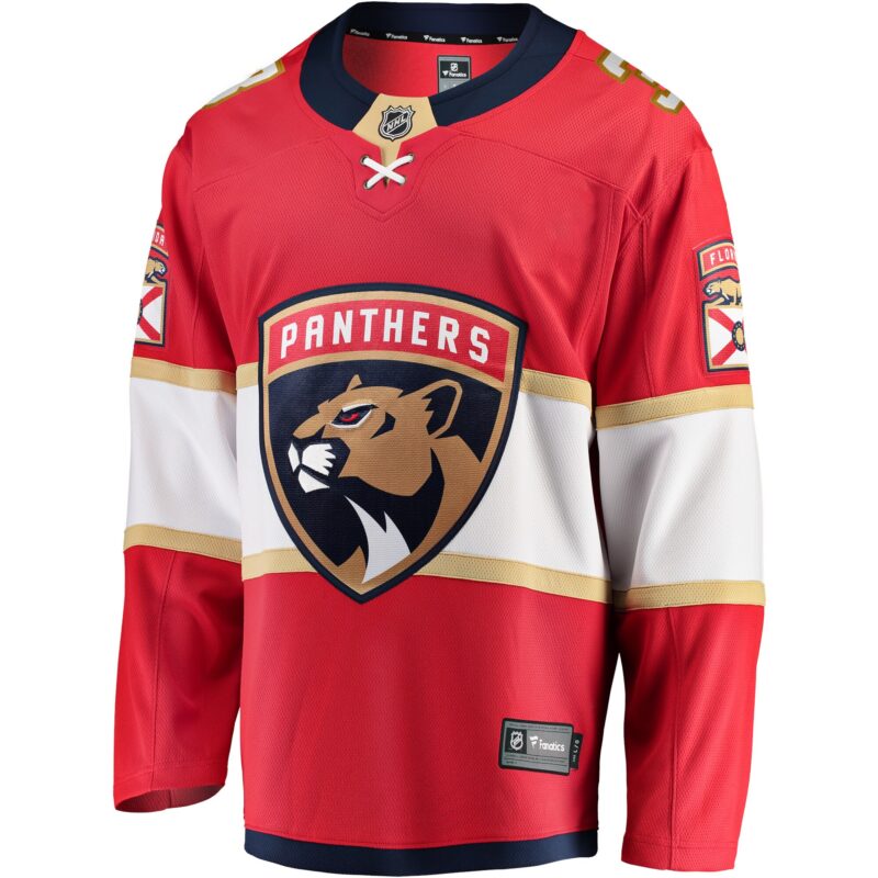 Matt Kiersted Florida Panthers Home Team Breakaway Player Jersey - Red - Image 2