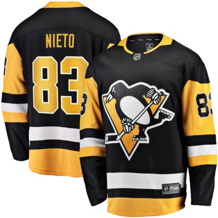 Matt Nieto Pittsburgh Penguins Home Breakaway Jersey - Black