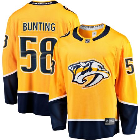 Michael Bunting Nashville Predators Home Breakaway Jersey - Gold