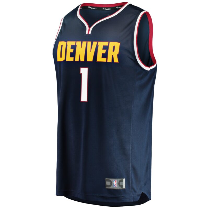 Michael Porter Jr. Denver Nuggets Fast Break Jersey - Icon Edition - Blue - Image 2