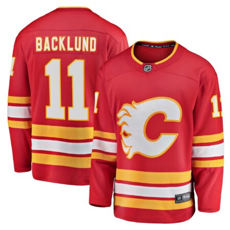 Mikael Backlund Calgary Flames Home Breakaway Player Jersey - Red