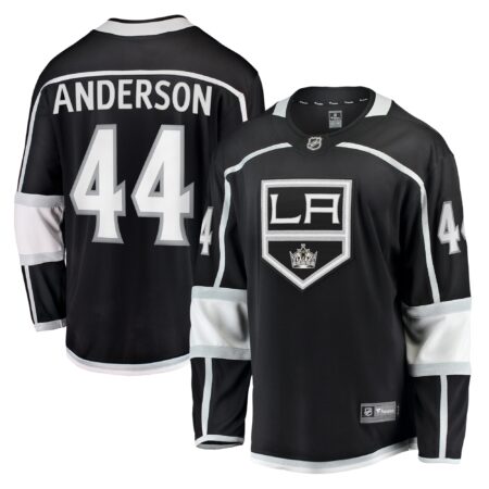 Mikey Anderson Los Angeles Kings Home Breakaway Player Jersey - Black