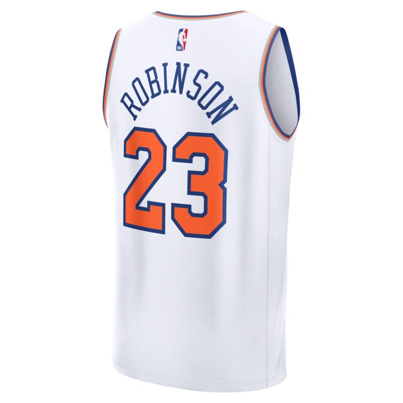 Mitchell Robinson New York Knicks Fast Break Player Jersey - Association Edition - White - Image 3