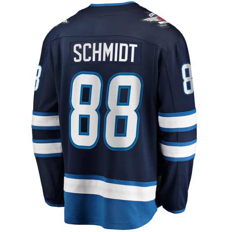 Nate Schmidt Winnipeg Jets Home Premier Breakaway Player Jersey - Navy - Image 3
