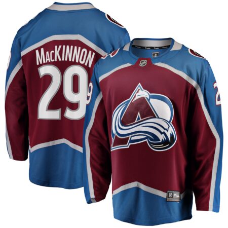 Nathan MacKinnon Colorado Avalanche Breakaway Player Jersey - Burgundy