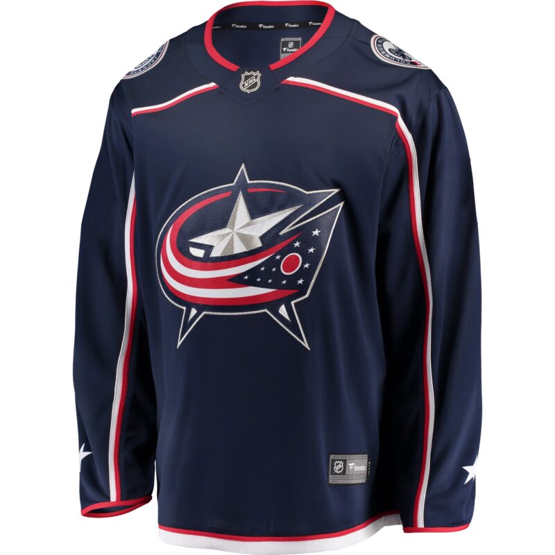 Columbus Blue Jackets Breakaway Home Jersey - Navy - Image 2