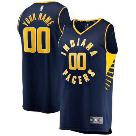 Indiana Pacers Fast Break Custom Jersey - Icon Edition - Navy
