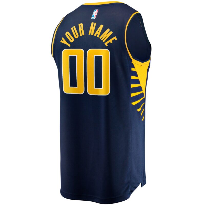 Indiana Pacers Fast Break Custom Jersey - Icon Edition - Navy - Image 3