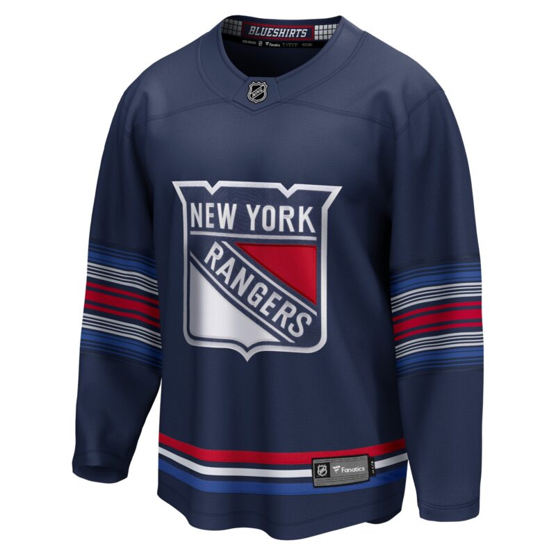 New York Rangers Alternate Premier Breakaway Jersey - Navy - Image 2