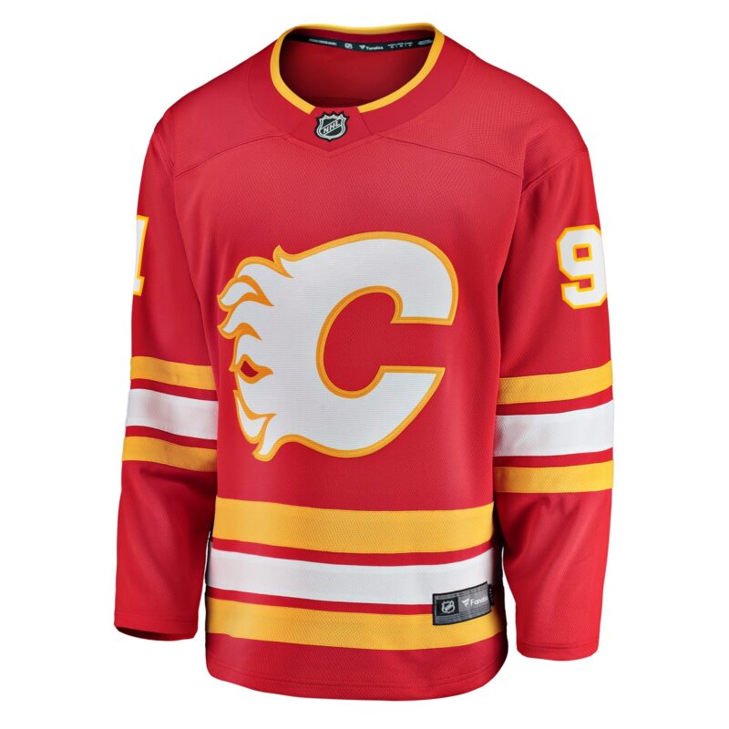 Nazem Kadri Calgary Flames Home Breakaway Player Jersey - Red - Image 2