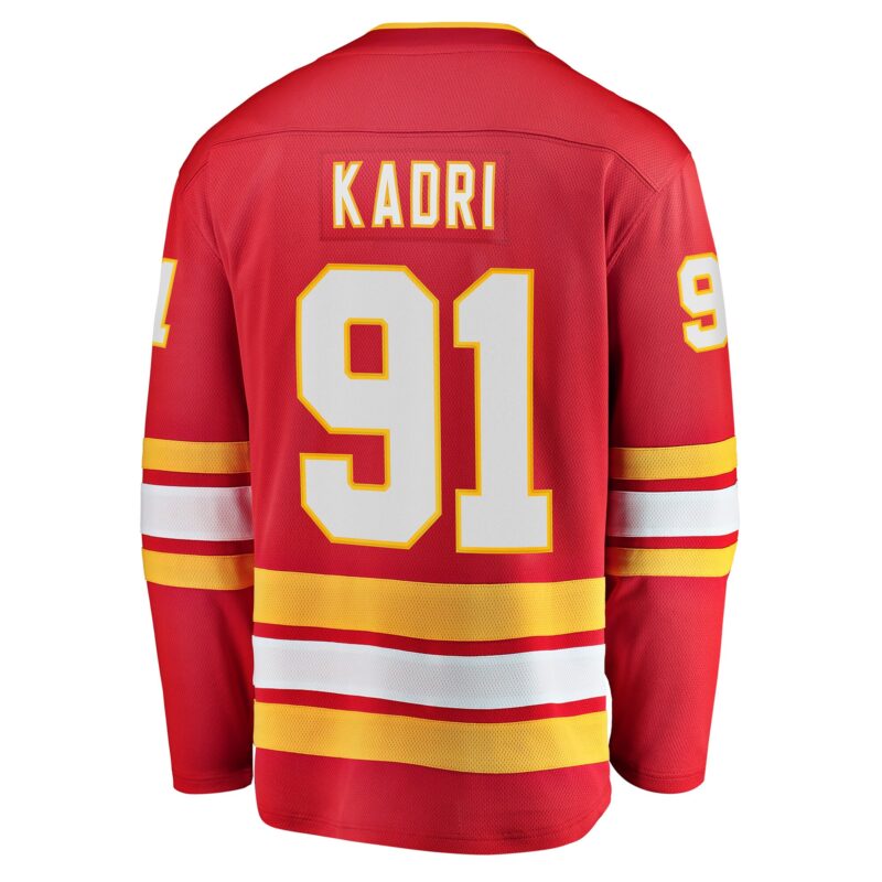 Nazem Kadri Calgary Flames Home Breakaway Player Jersey - Red - Image 3