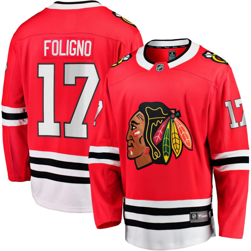 Nick Foligno Chicago Blackhawks Home Breakaway Jersey - Red