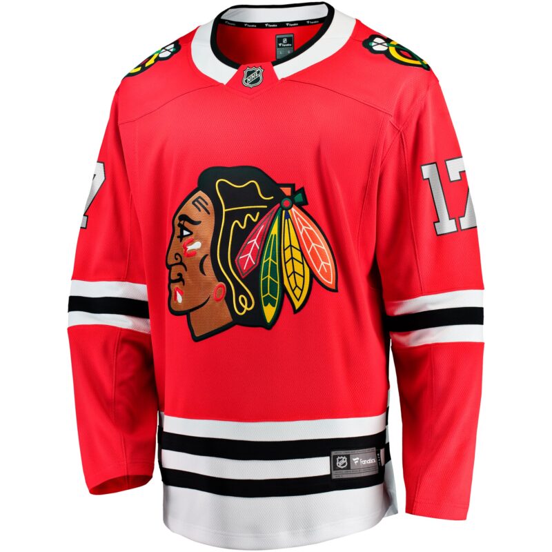 Nick Foligno Chicago Blackhawks Home Breakaway Jersey - Red - Image 2