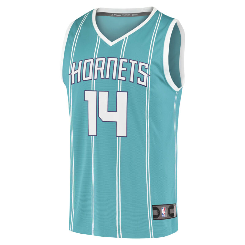 Nick Richards Charlotte Hornets Fast Break Jersey - Icon Edition - Teal - Image 2