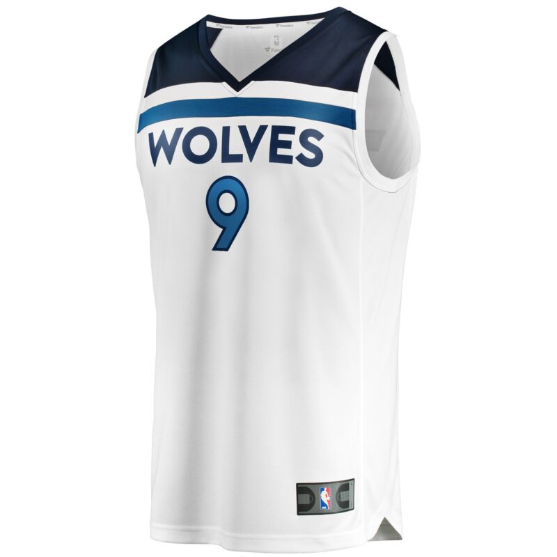 Nickeil Alexander-Walker Minnesota Timberwolves Fast Break Player Jersey - Association Edition - White - Image 2