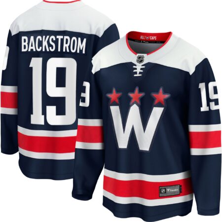 Nicklas Backstrom Washington Capitals Alternate Premier Breakaway Player Jersey - Navy