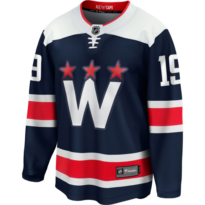 Nicklas Backstrom Washington Capitals Alternate Premier Breakaway Player Jersey - Navy - Image 2