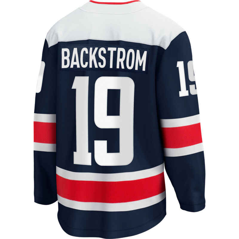 Nicklas Backstrom Washington Capitals Alternate Premier Breakaway Player Jersey - Navy - Image 3