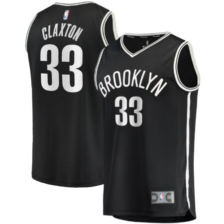 Nicolas Claxton Brooklyn Nets Fast Break Jersey - Icon Edition - Black