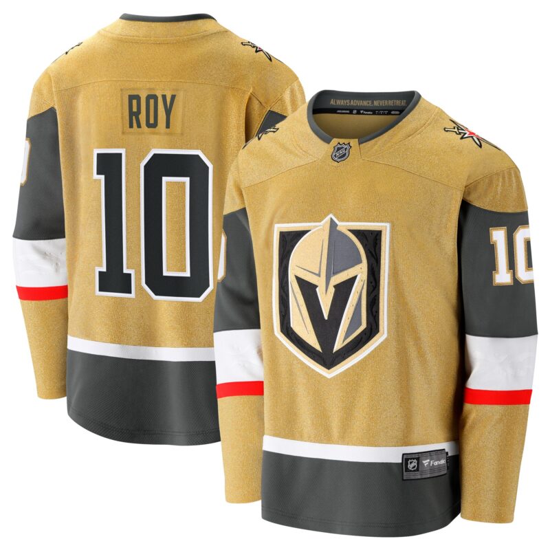 Nicolas Roy Vegas Golden Knights Home Breakaway Jersey - Gold