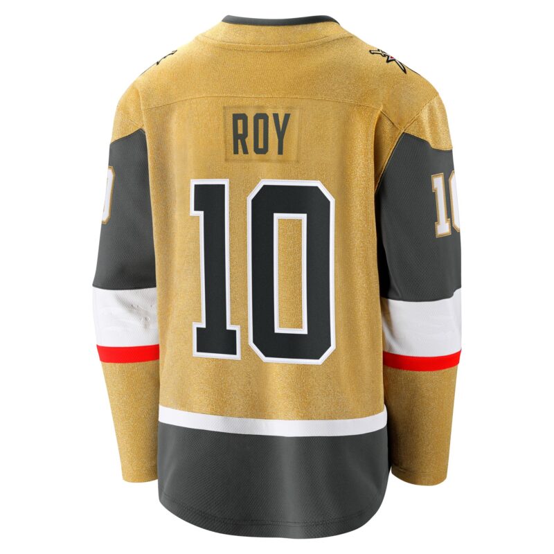 Nicolas Roy Vegas Golden Knights Home Breakaway Jersey - Gold - Image 3