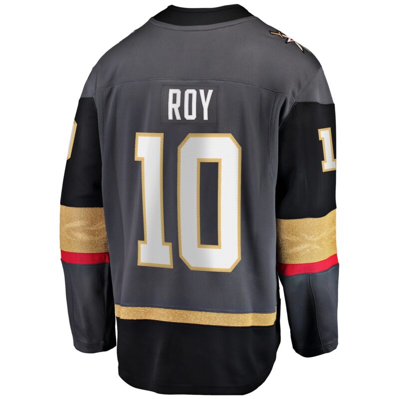Nicolas Roy Vegas Golden Knights Home Breakaway Player Jersey - Gray - Image 3