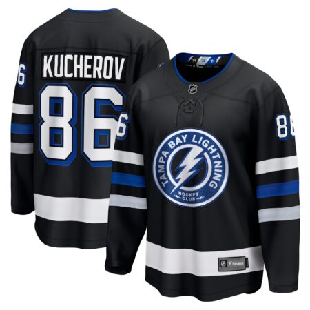 Nikita Kucherov Tampa Bay Lightning Alternate Premier Breakaway Player Jersey - Black
