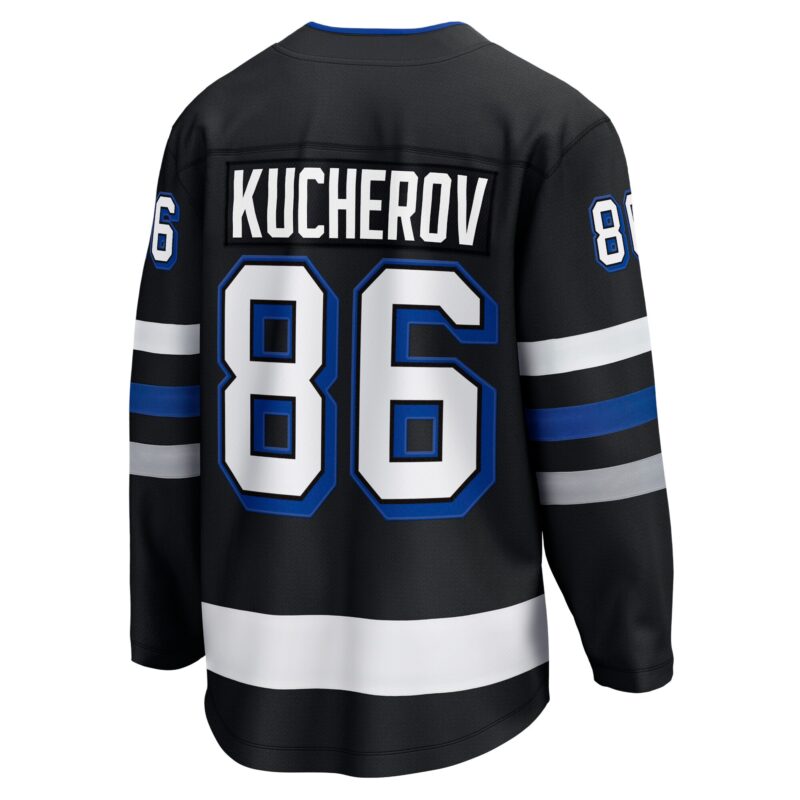 Nikita Kucherov Tampa Bay Lightning Alternate Premier Breakaway Player Jersey - Black - Image 3