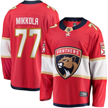Niko Mikkola Florida Panthers Premier Breakaway Player Jersey - Red