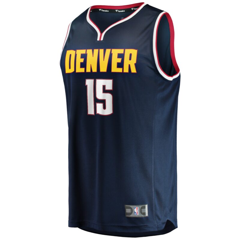Nikola Jokic Denver Nuggets Big & Tall Fast Break Player Jersey - Navy - Icon Edition - Image 2