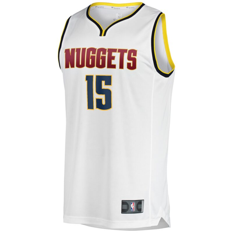 Nikola Jokic Denver Nuggets Fast Break Player Jersey - Association Edition - White - Image 2