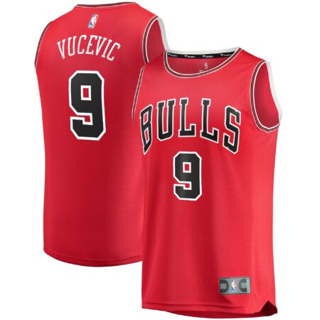 Nikola Vucevic Chicago Bulls Fast Break Road Jersey - Icon Edition - Red