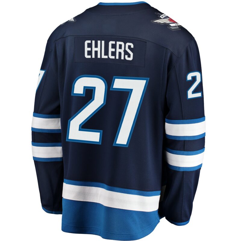 Nikolaj Ehlers Winnipeg Jets Breakaway Jersey - Navy - Image 3