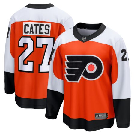Noah Cates Philadelphia Flyers Home Breakaway Jersey - Orange