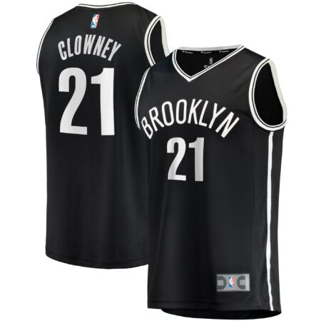 Noah Clowney Brooklyn Nets Fast Break Jersey - Icon Edition - Black