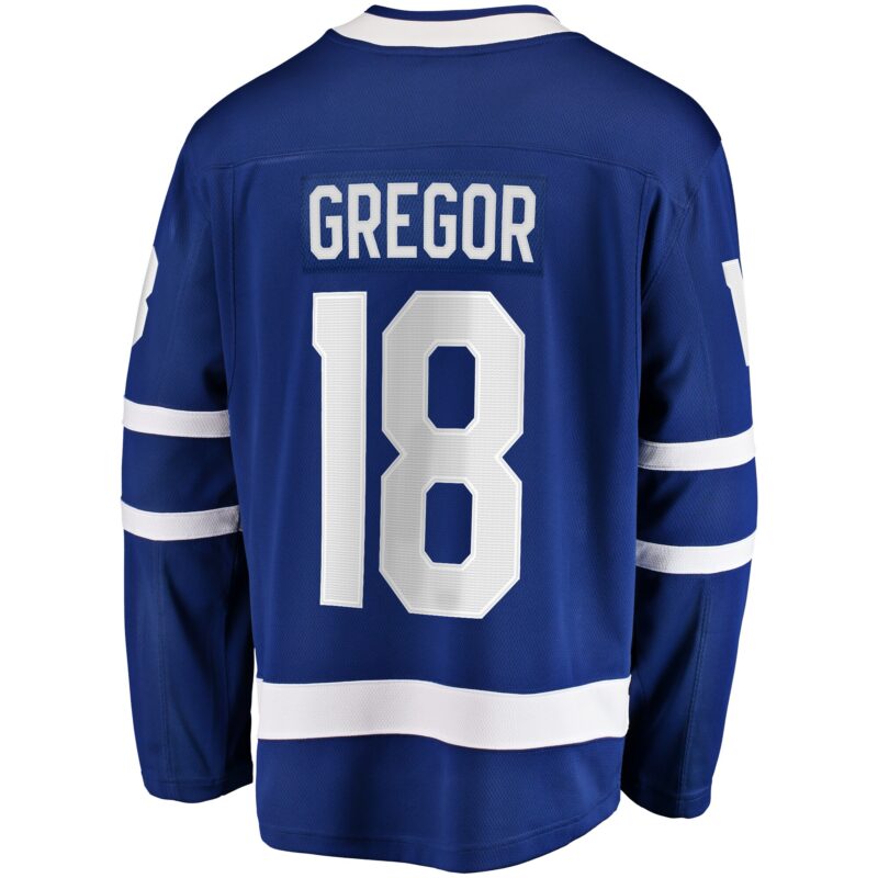 Noah Gregor Toronto Maple Leafs Home Premier Breakaway Player Jersey - Blue - Image 3