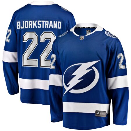 Oliver Bjorkstrand Tampa Bay Lightning Home Breakaway Jersey - Blue
