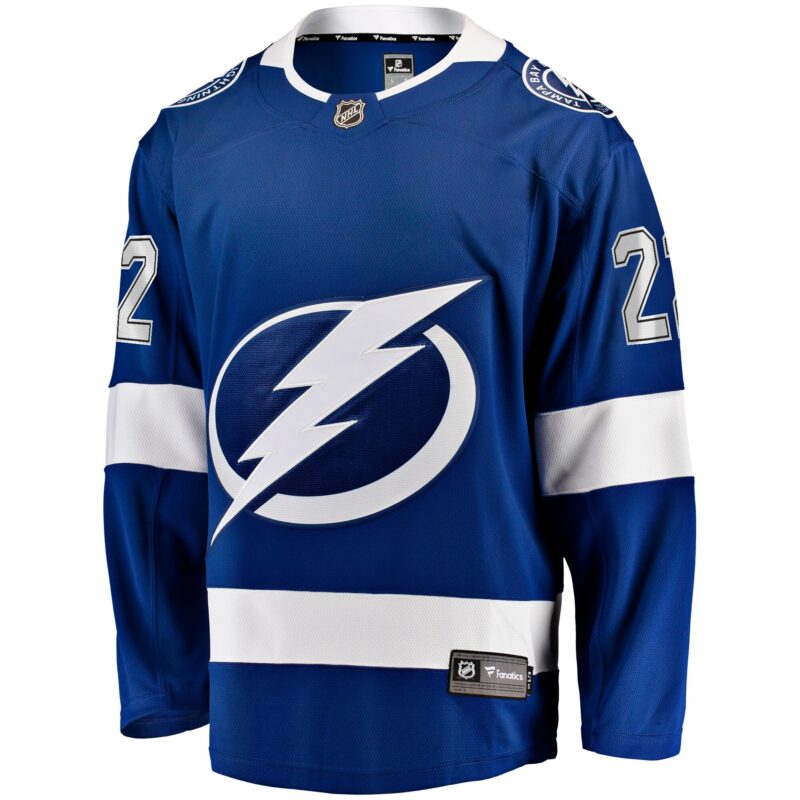 Oliver Bjorkstrand Tampa Bay Lightning Home Breakaway Jersey - Blue - Image 2