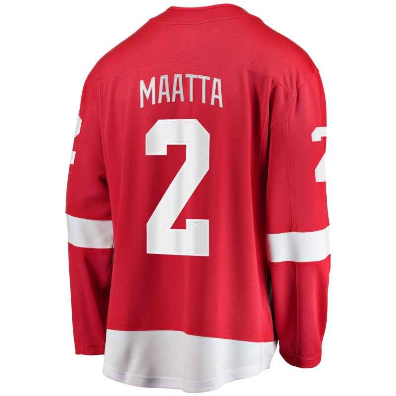 Olli Maatta Detroit Red Wings Home Breakaway Player Jersey - Red - Image 3