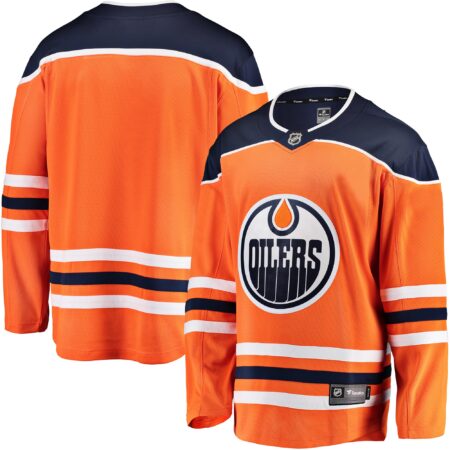 Edmonton Oilers Breakaway Home Jersey - Orange