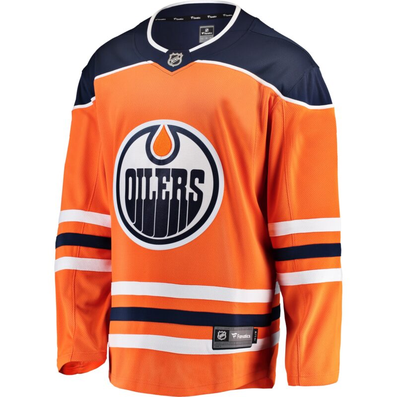 Edmonton Oilers Breakaway Home Jersey - Orange - Image 2