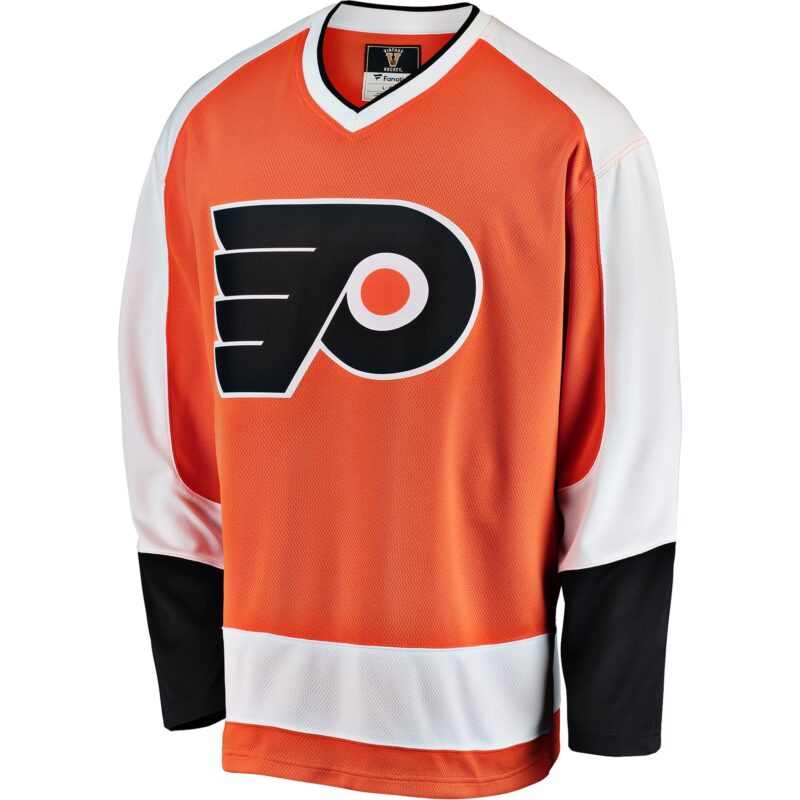 Philadelphia Flyers Premier Breakaway Heritage Blank Jersey - Orange - Image 2