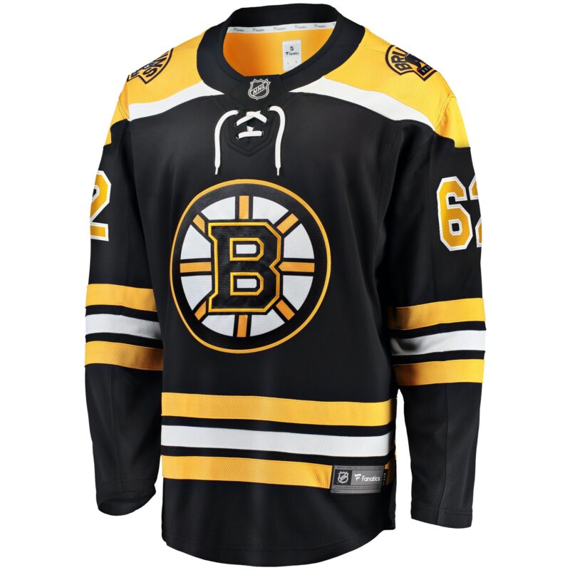 Oskar Steen Boston Bruins Home Breakaway Player Jersey - Black - Image 2