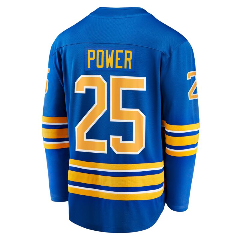 Owen Power Buffalo Sabres Home Breakaway Player Jersey - Royal - Image 3