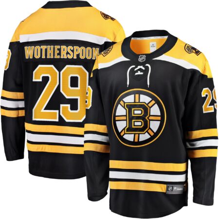 Parker Wotherspoon Boston Bruins Home Premier Breakaway Player Jersey - Black