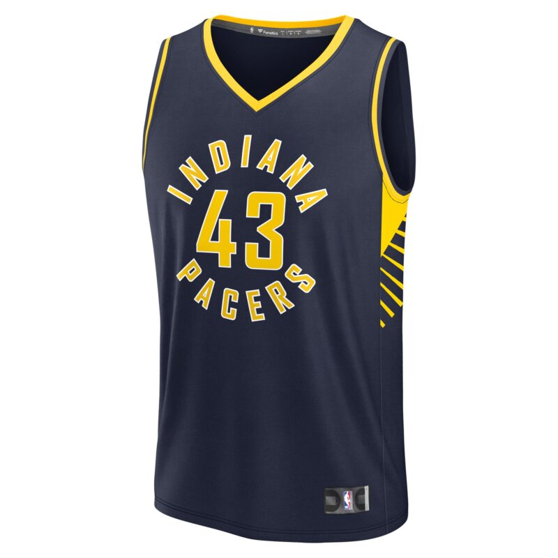 Pascal Siakam Indiana Pacers Fast Break Player Jersey - Icon Edition - Navy - Image 2