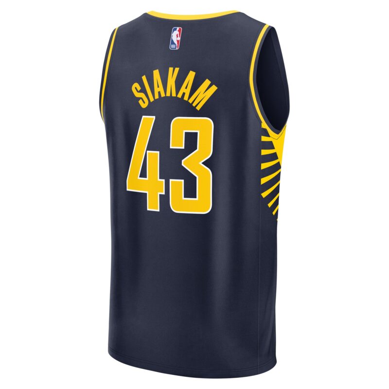 Pascal Siakam Indiana Pacers Fast Break Player Jersey - Icon Edition - Navy - Image 3
